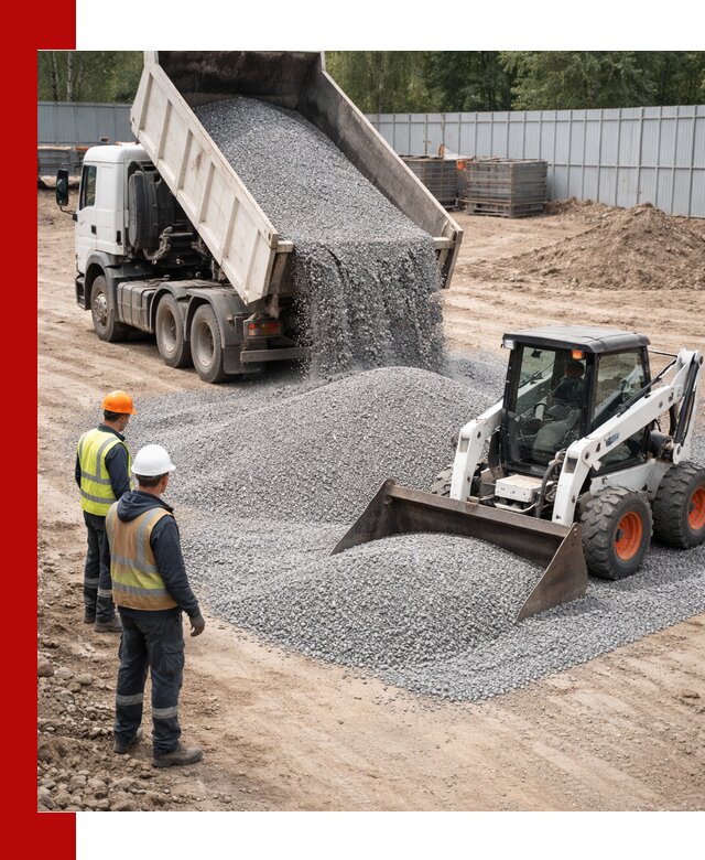 Доставка и продажа гранитного щебня фракции 0-5 в Волгограде