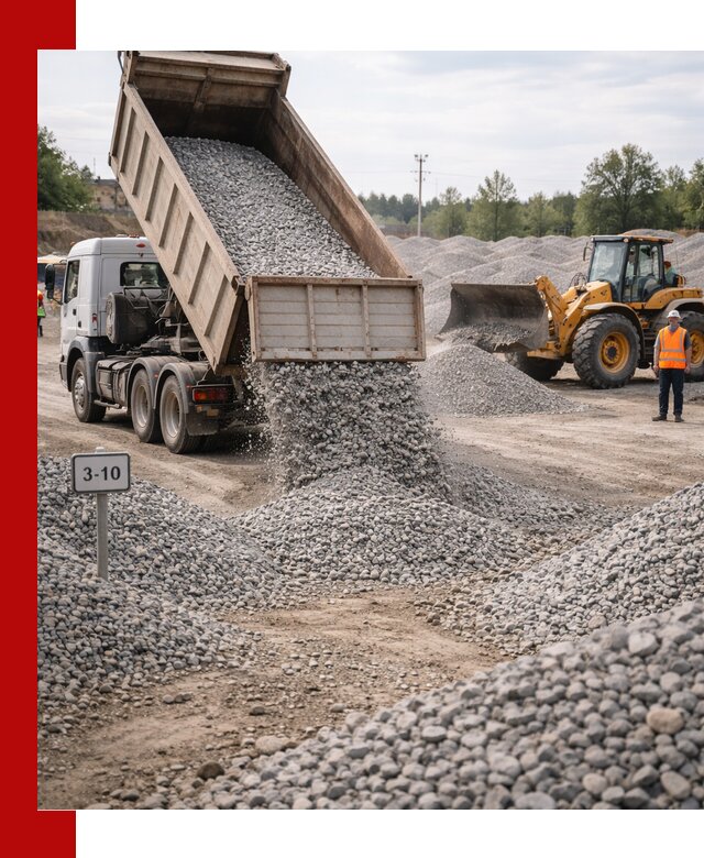 Гранитный щебень фракции 3–10: доставка и продажа в Волгограде