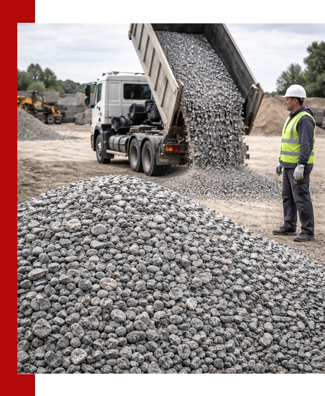 Доставка и продажа гранитного щебня фракции 5-20 в Волгограде