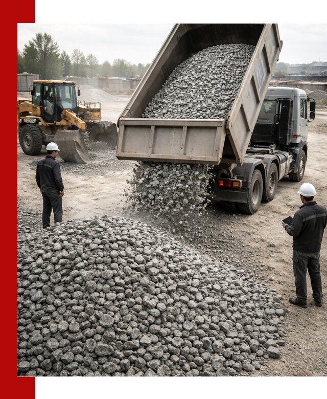 Доставка гранитного щебня фракции 20-40 в Волгограде