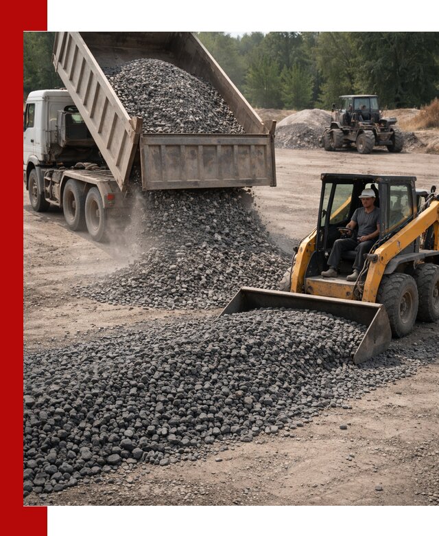 Гранитный щебень фракция 40-70 с доставкой в Волгограде