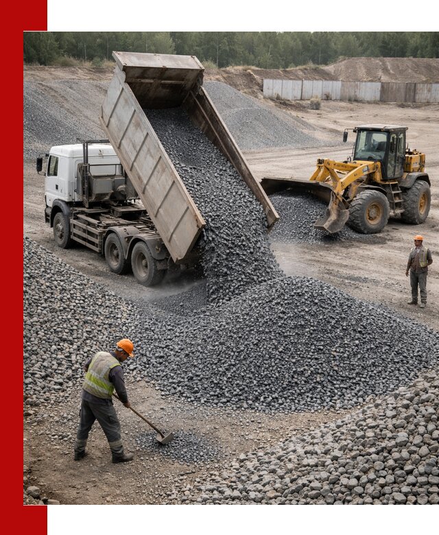 Щебень габбро-диабаз фр. 5-20 с доставкой в Волгограде