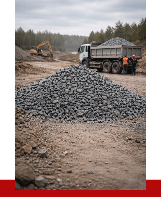 Щебень габбро диабаз фракция 40-70 в Волгограде от 2286 р-ПРОНЕРУДВлг