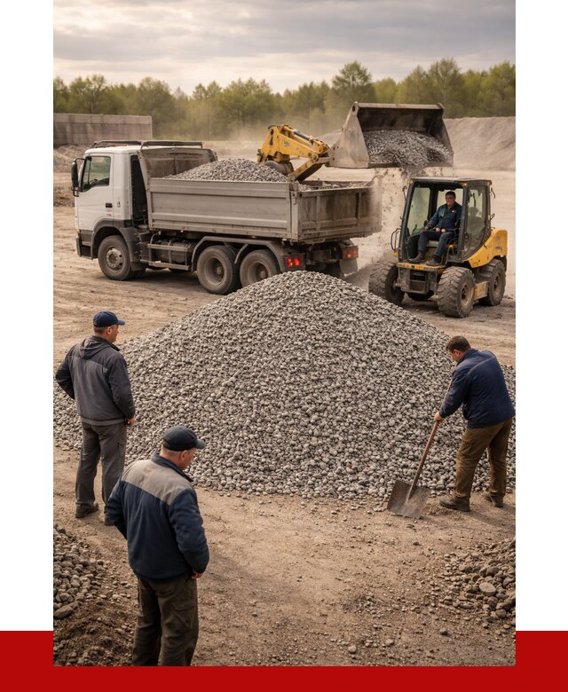 Гравийный щебень фракция 5-20 в Волгограде от 2494 р. ПРОНЕРУДВлг