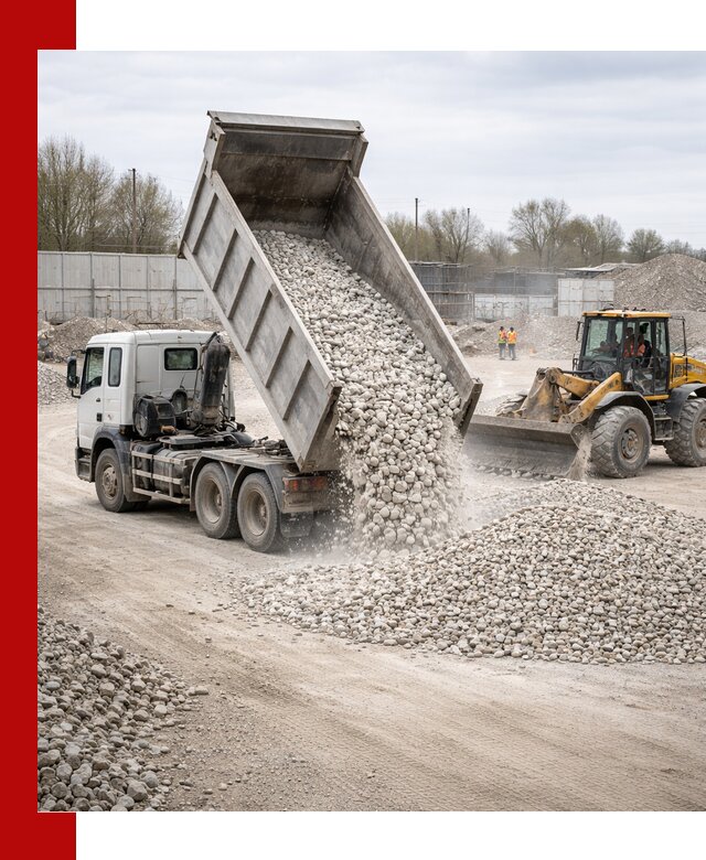 Доставка и продажа известнякового щебня в Волгограде