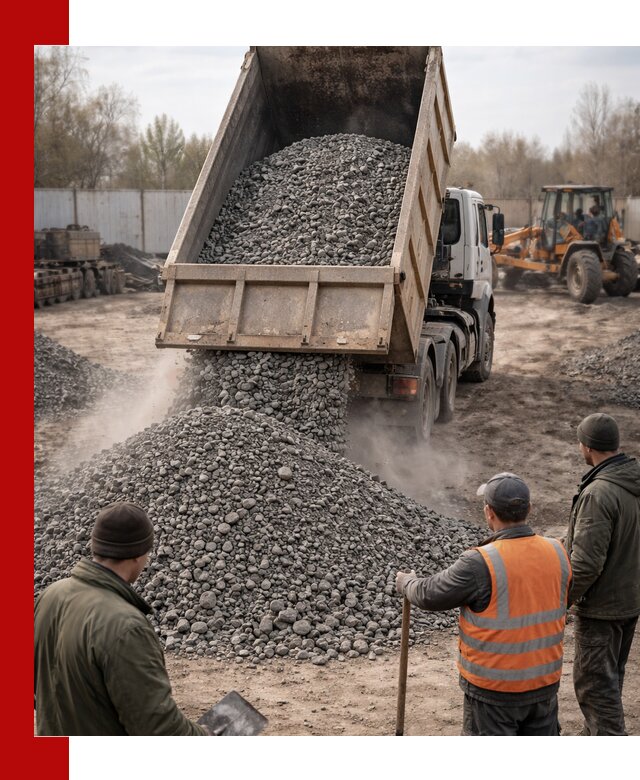 Доставка шлакового щебня в удобные сроки по выгодной цене в Волгограде