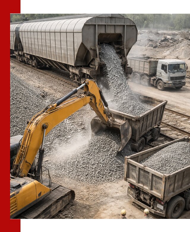 Доставка железнодорожного щебня в Волгограде крупными партиями быстрого отгруза