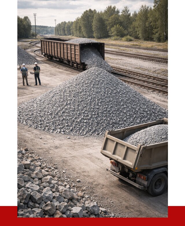 Железнодорожный щебень 20-60 в Волгограде от 1766 р. | ПРОНЕРУДВлг