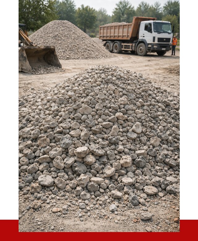 Вторичный щебень фракция 20-40 в Волгограде от 2286 р ПРОНЕРУДВлг