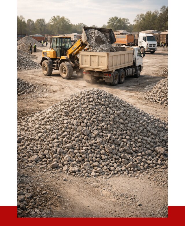 Вторичный щебень фракция 40-70 в Волгограде от 1808 р, ПРОНЕРУДВлг