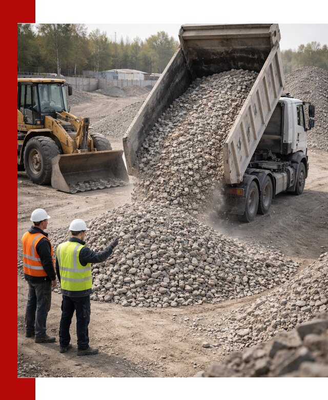 Вторичный щебень фракция 40–70 доставка в Волгограде