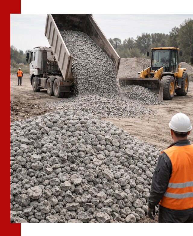 Доставка бетонного щебня фракции 20-40 в Волгограде