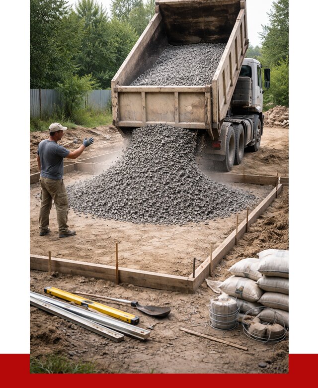 Купить щебень для фундамента в Волгограде от 4676 р. | ПРОНЕРУДВлг