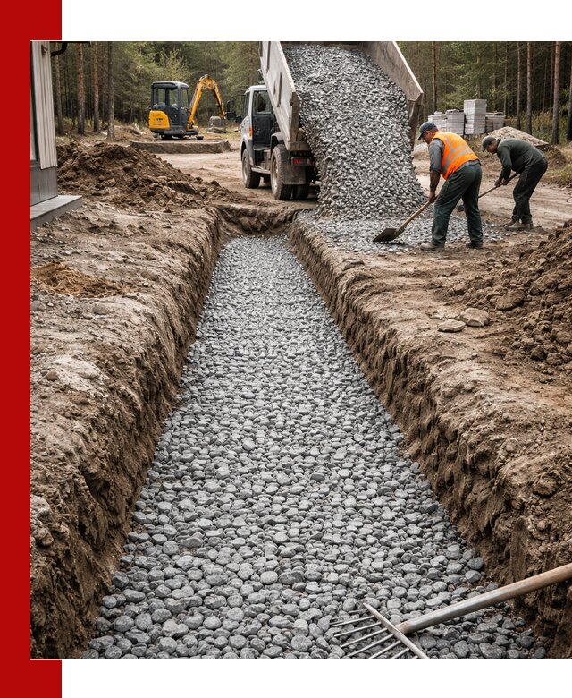 Щебень для дренажа с доставкой в Волгограде высокого качества