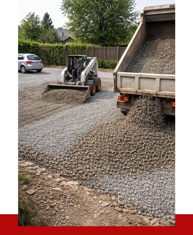 Щебень для парковки в Волгограде с доставкой от 1247 р.| ПРОНЕРУДВлг