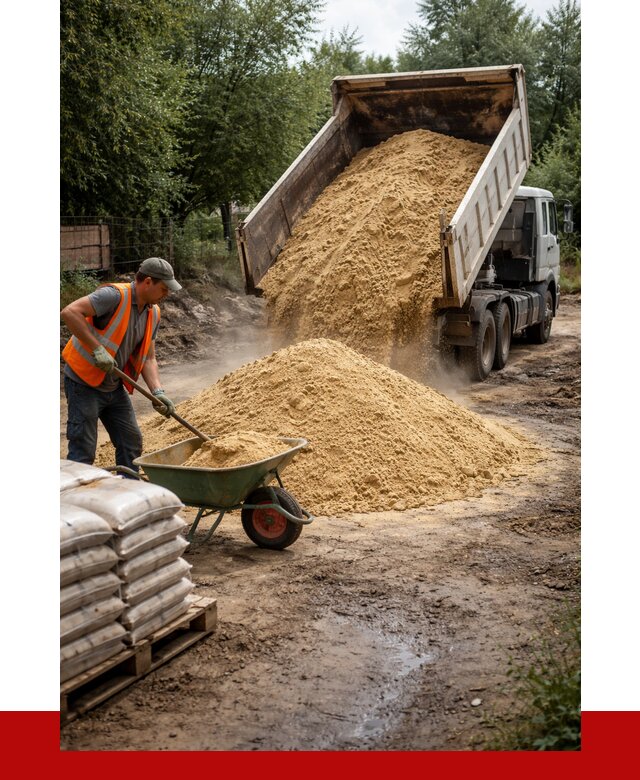Купить песок с доставкой в Волгограде от 1870 р. | ПРОНЕРУДВлг