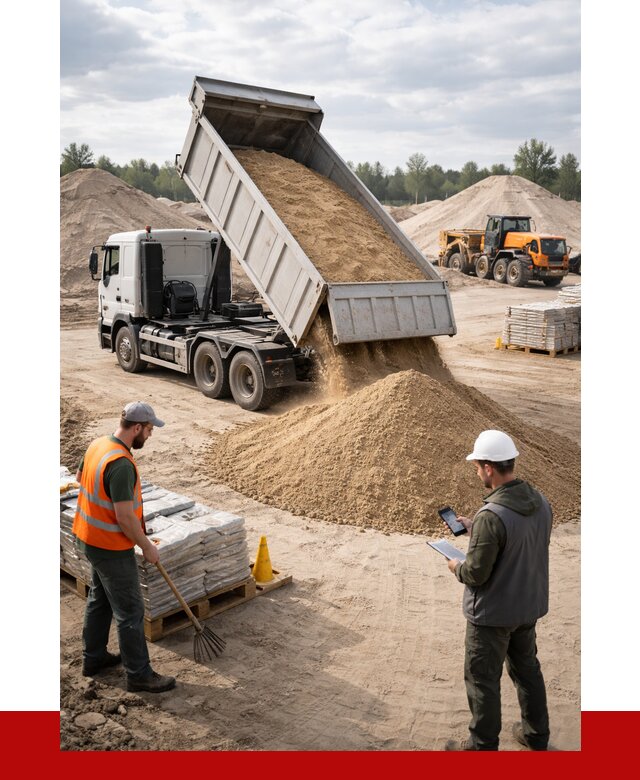Карьерный песок с доставкой в Волгограде от 3741 р. ПРОНЕРУДВлг