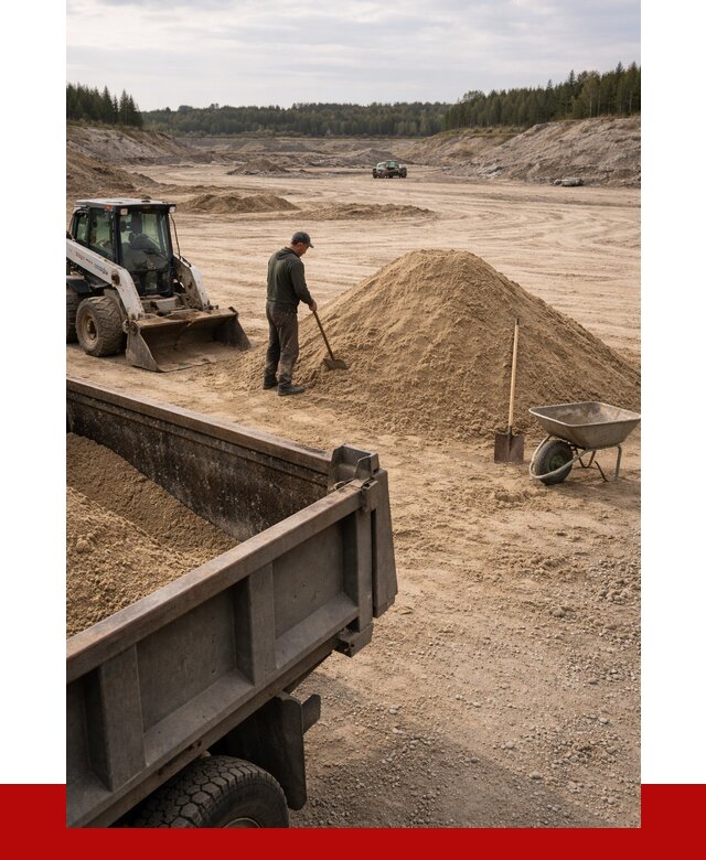 Карьерный песок среднезернистый в Волгограде, от 2286 р. ПРОНЕРУДВлг