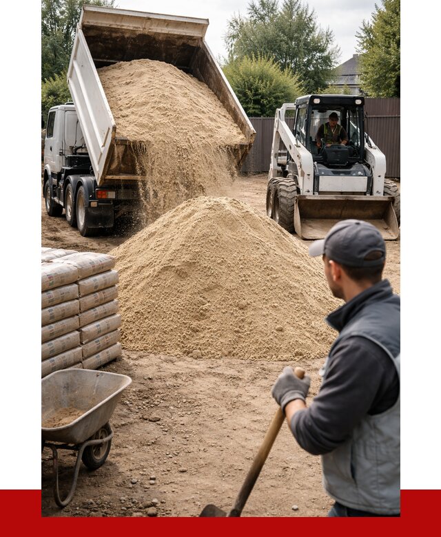 Мытый речной песок с доставкой в Волгограде от 1507 р. | ПРОНЕРУДВлг