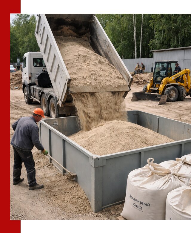 Кварцевый песок для фильтра в Волгограде — доставка и качество