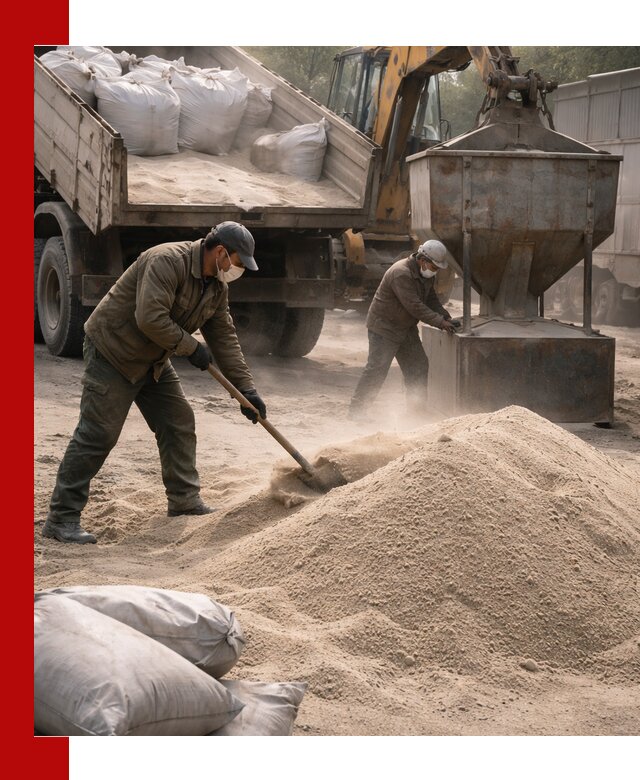 Кварцевый песок для пескоструя в Волгограде — доставка и качество