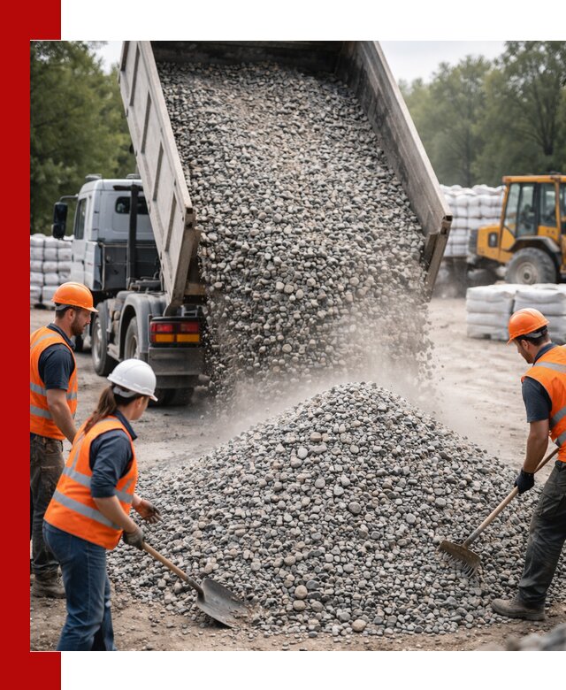 Доставка гравия и камня в Волгограде оптом и в розницу