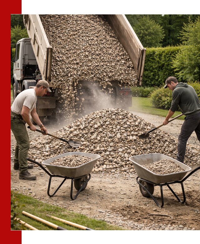 Доставка и продажа декоративной гальки в Волгограде