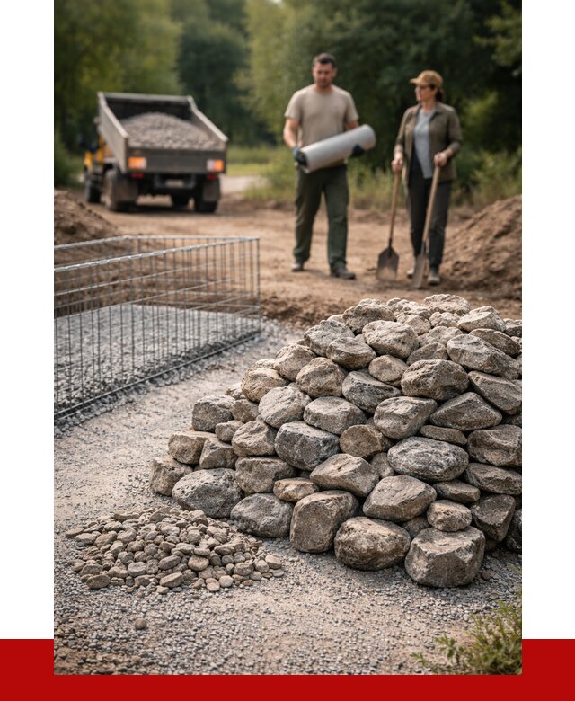 Камень для габионов фракция 100-200 в Волгограде от 4988 р. | ПРОНЕРУДВлг