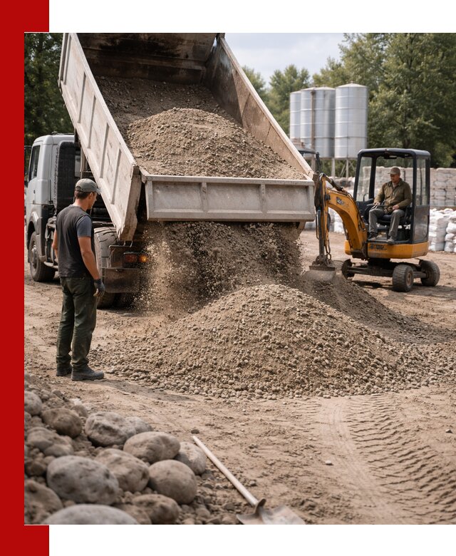 Доставка ПГС С3 в Волгограде самосвалами и миксерами