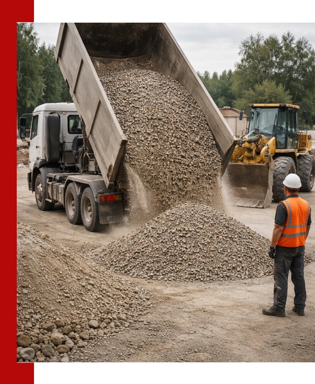 Доставка щпс в Волгограде — щебеночно-песчаная смесь под заборы и дорожки