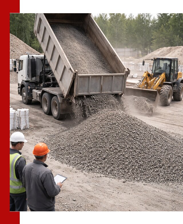 Доставка и продажа гранитного отсева 0-10 в Волгограде