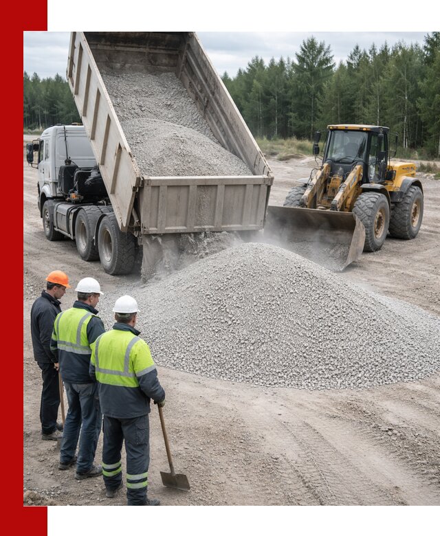 Известняковый отсев 0-5 доставка в Волгограде быстро и выгодно
