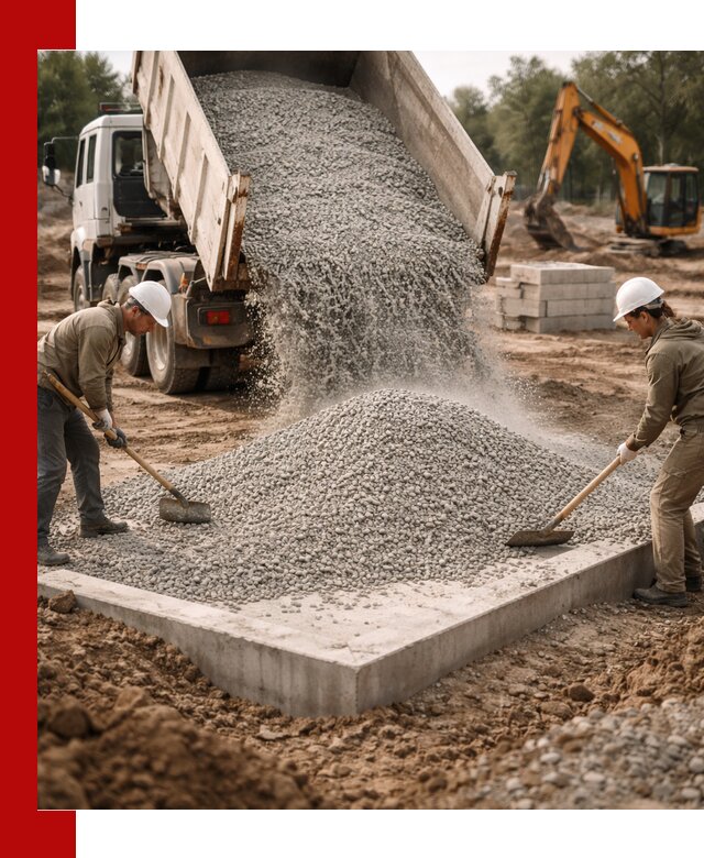 Доставка и продажа отсева для бетона в Волгограде