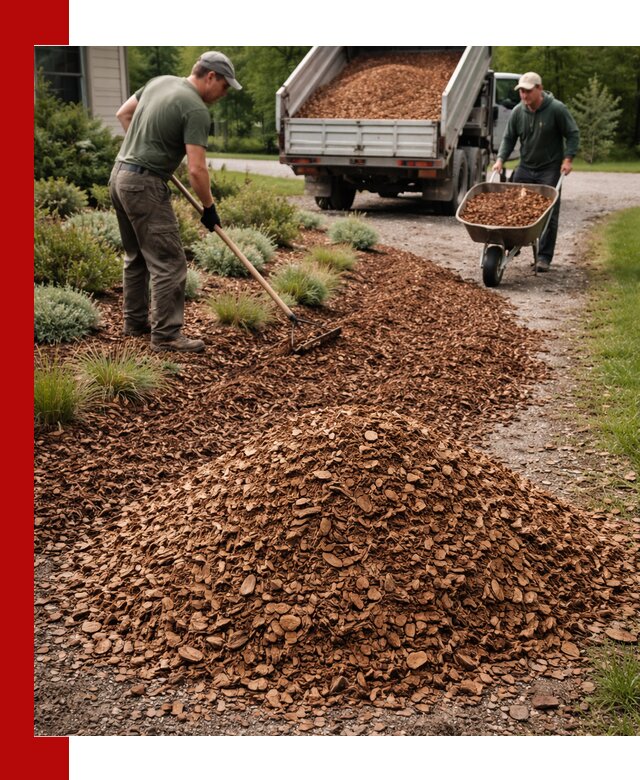Крошка для мульчирования с доставкой в Волгограде