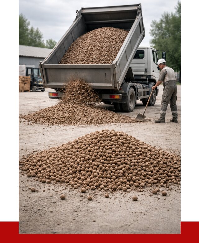 Керамзит с доставкой в Волгограде от 4364 р. за м3 | ПРОНЕРУДВлг