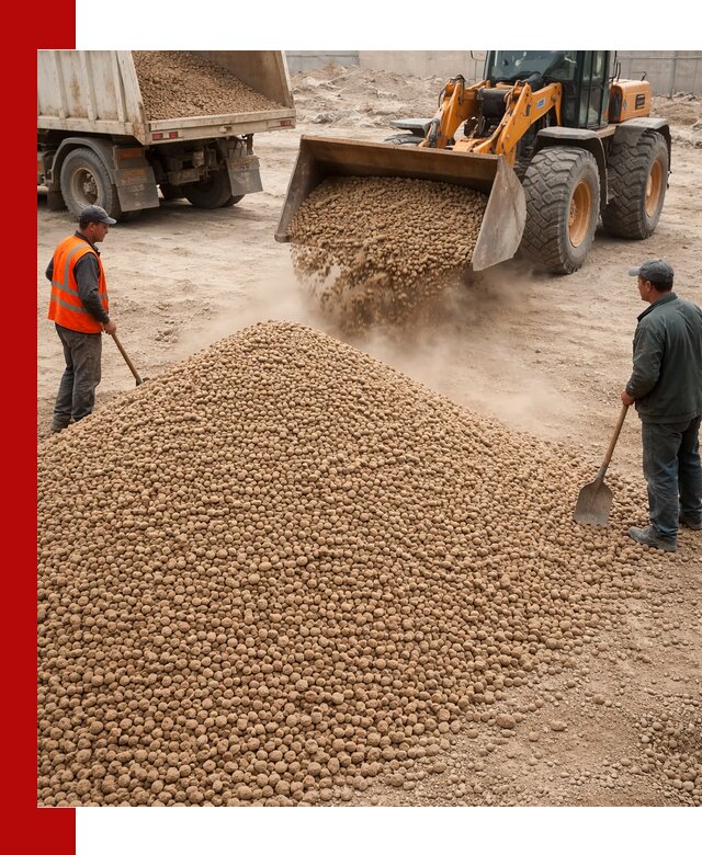 Керамзит фракция 10-20 с доставкой в Волгограде