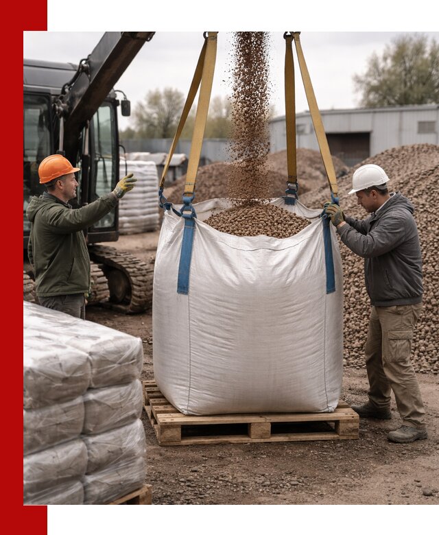 Керамзит в биг-бегах с доставкой в Волгограде