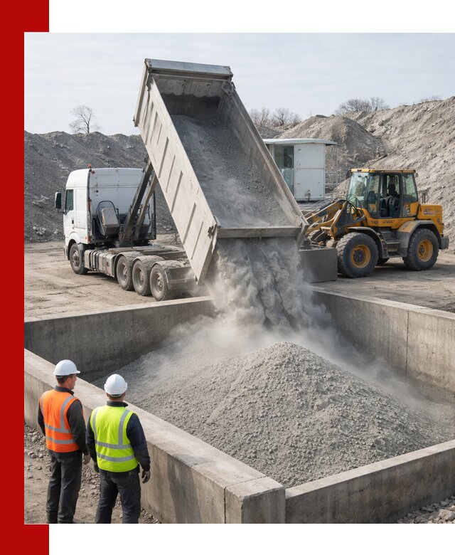 Доставка цемента навалом в Волгограде крупными партиями