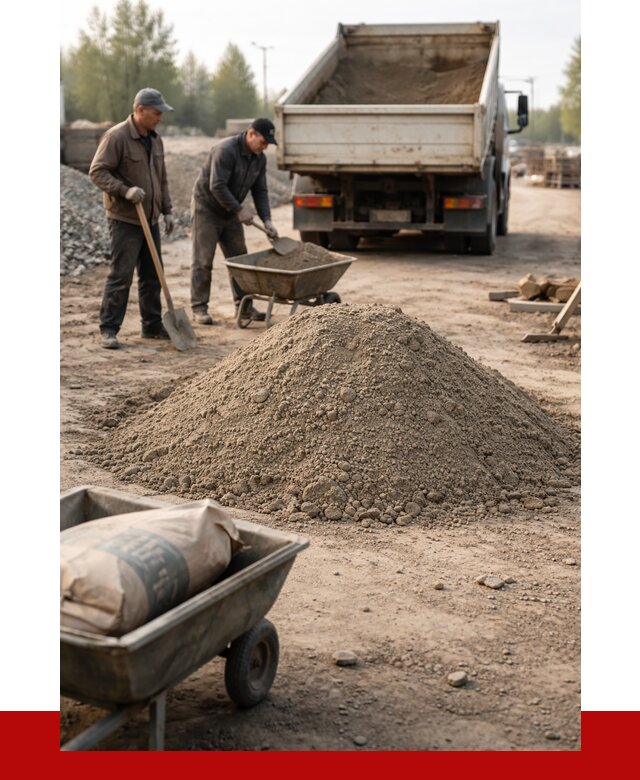 Цементно-песчаная смесь М150 в Волгограде от 4884 р. | ПРОНЕРУДВлг