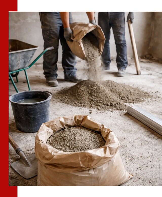 Доставка сухой смеси для стяжки в Волгограде