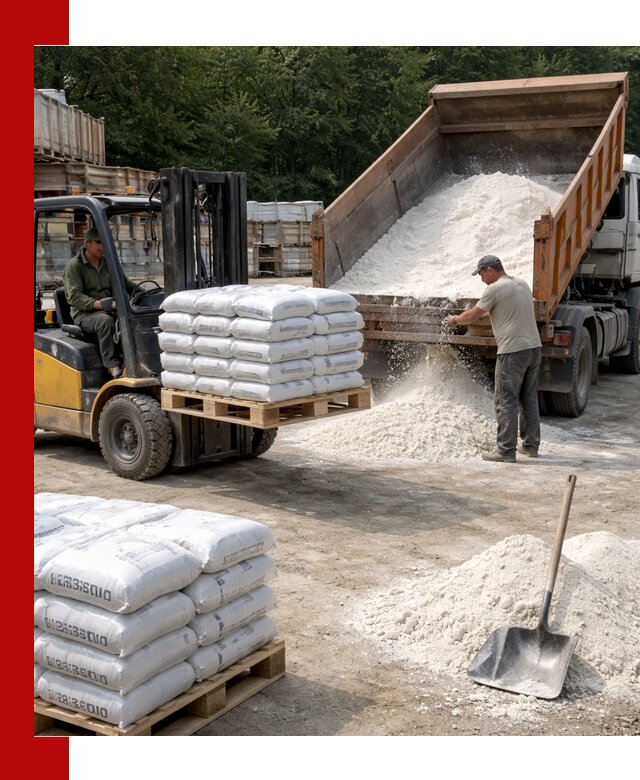 Доставка строительной извести оптом и в розницу в Волгограде