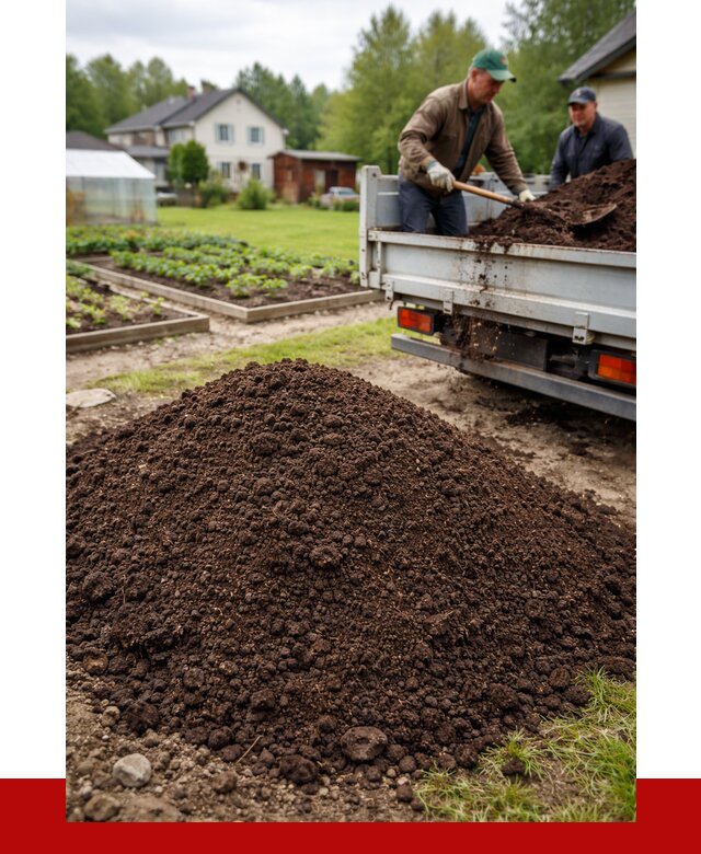 Плодородный грунт в Волгограде с доставкой от 4364 р. | ПРОНЕРУДВлг