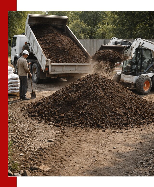 Доставка растительного грунта в Волгограде от производителя оптом и в розницу