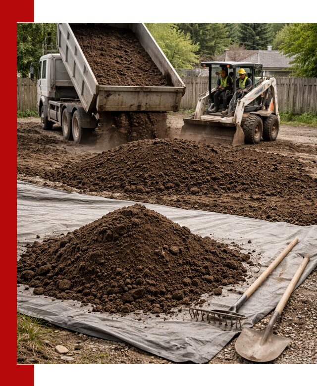 Грунт для отсыпки участка с доставкой в Волгограде