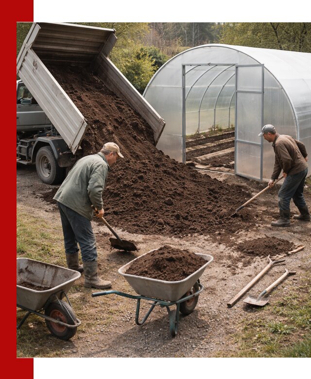 Грунт для теплицы с доставкой в Волгограде — плодородный субстрат под растения