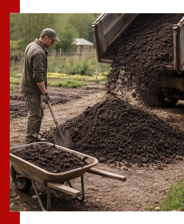 Доставка качественной земли для огорода в Волгограде