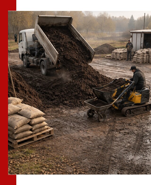 Кислый торф в доставке по выгодным ценам в Волгограде