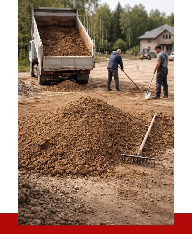 Суглинок для планировки в Волгограде с доставкой от 4364 р. | ПРОНЕРУДВлг