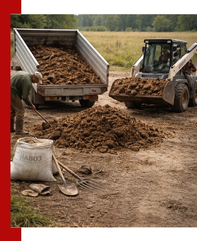 Доставка конского навоза в Волгограде с разгрузкой и доставкой на объект