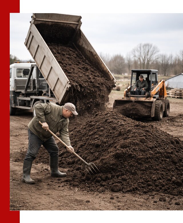 Доставка и продажа перегноя в Волгограде быстро и дешево